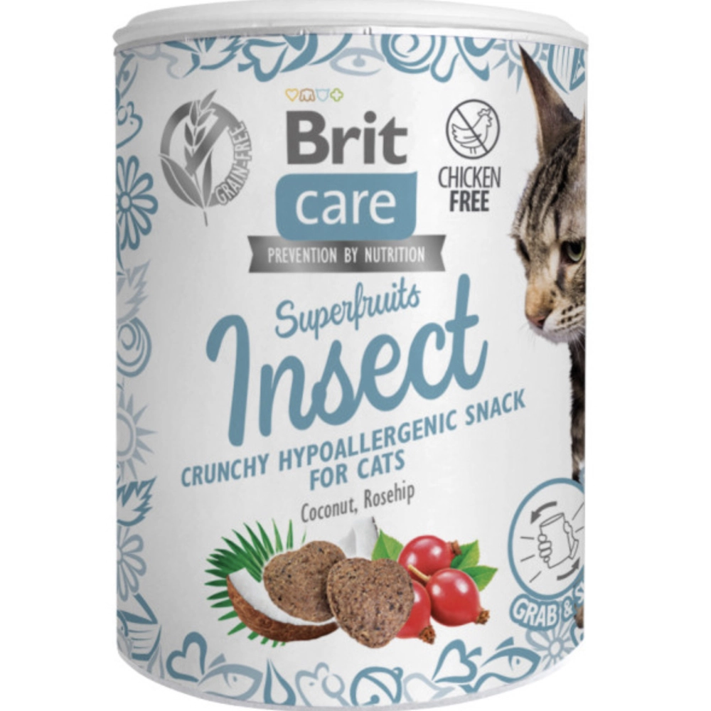 Brit Care Cat Snack Superfruits Insect 