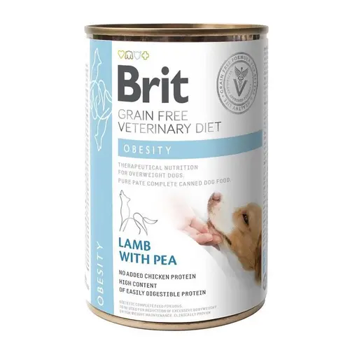 Brit Grain-Free Veterinary Diet Obesity Lamb with Pea