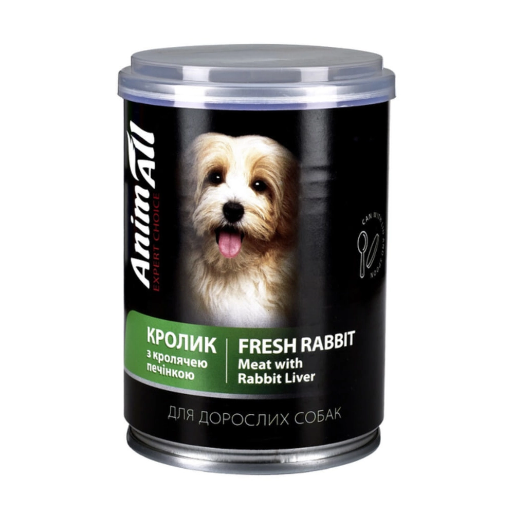 AnimAll Canned Rabbit & Meat Liver   - фото 2