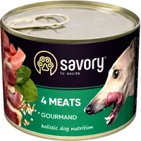 Savory Dog Adult 4 види м'яса  - фото 2