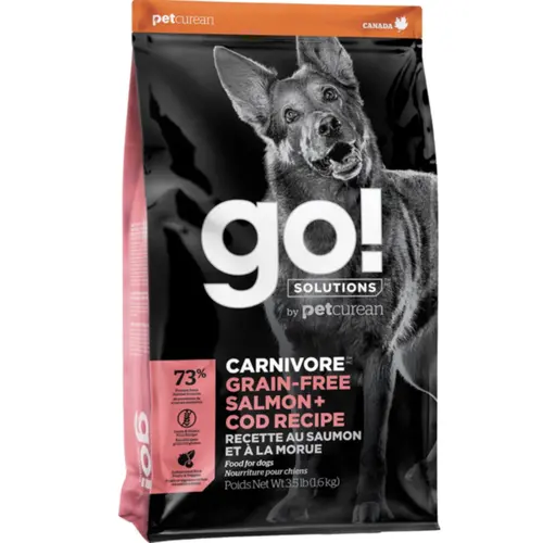 GO! Carnivore Grain Free Salmon + Cod Dog Formula 