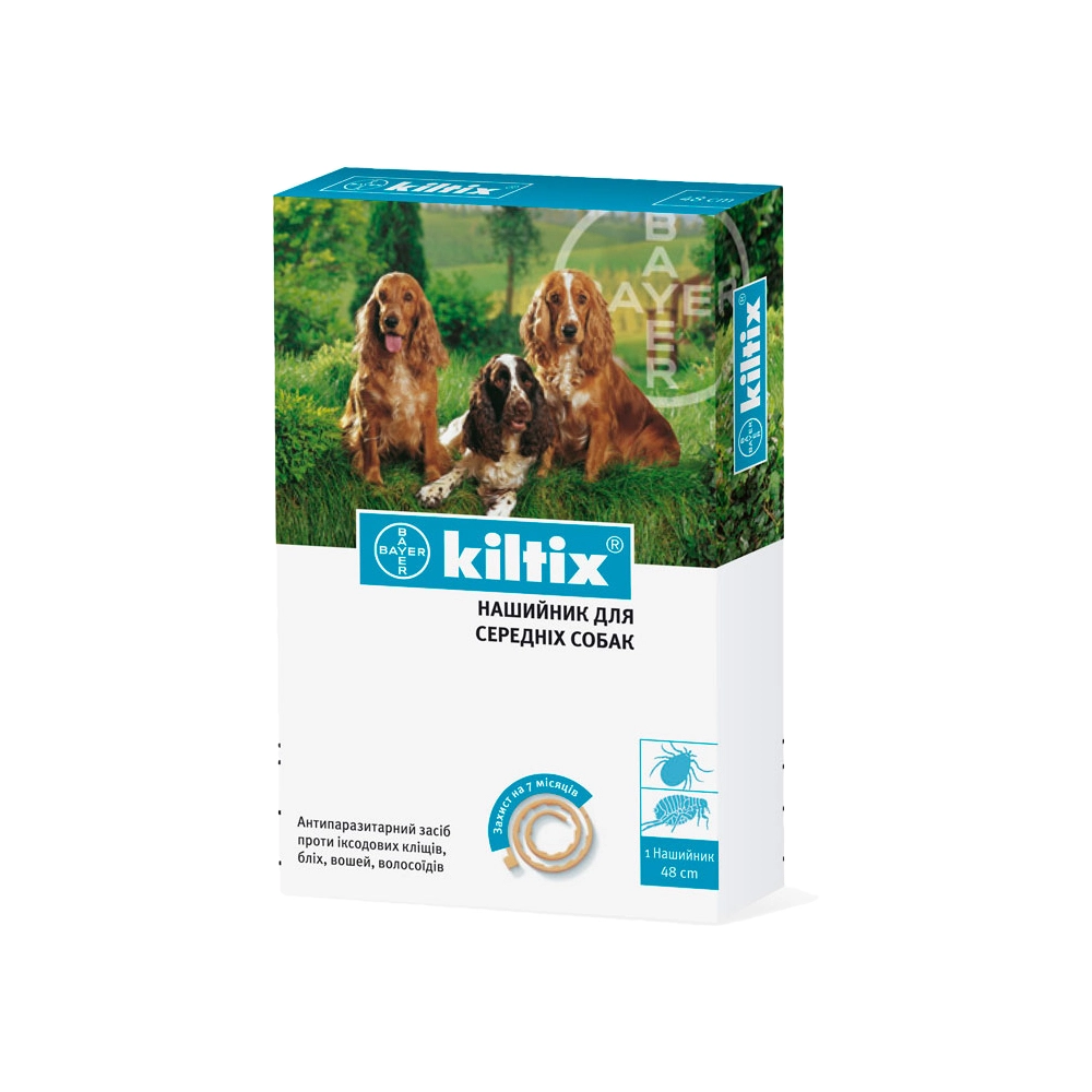 Bayer Kiltix для середніх собак 48 см 
