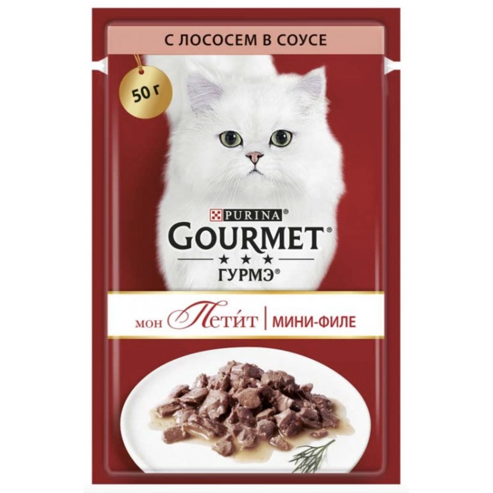 Gourmet МОН ПЕТИТ Мини филе с лососем 