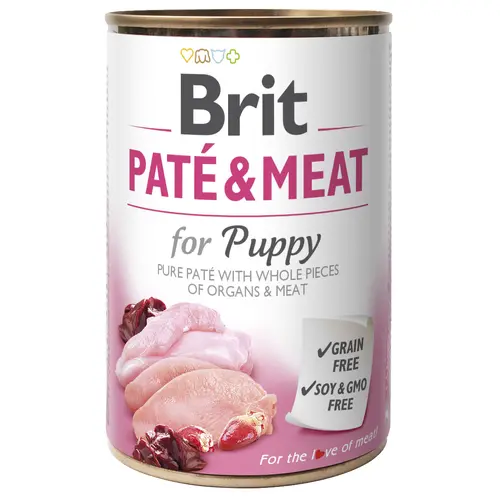 Brit Paté & Meat Puppy с курицей и индейкой