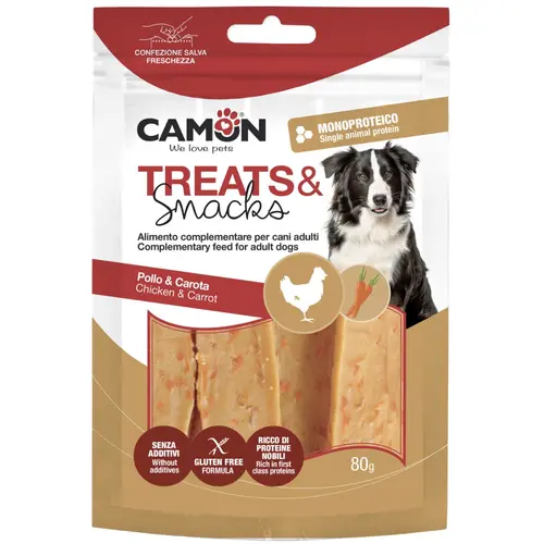 Camon Treats & Snacks Chicken & Carrot Jerky