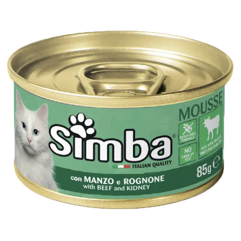Monge Simba Cat Mousse с говядиной и почками 