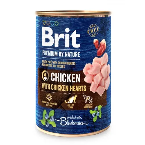 Brit Premium by Nature Курица с куриным сердцем