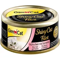GimCat ShinyCat Filet з куркою та креветками 