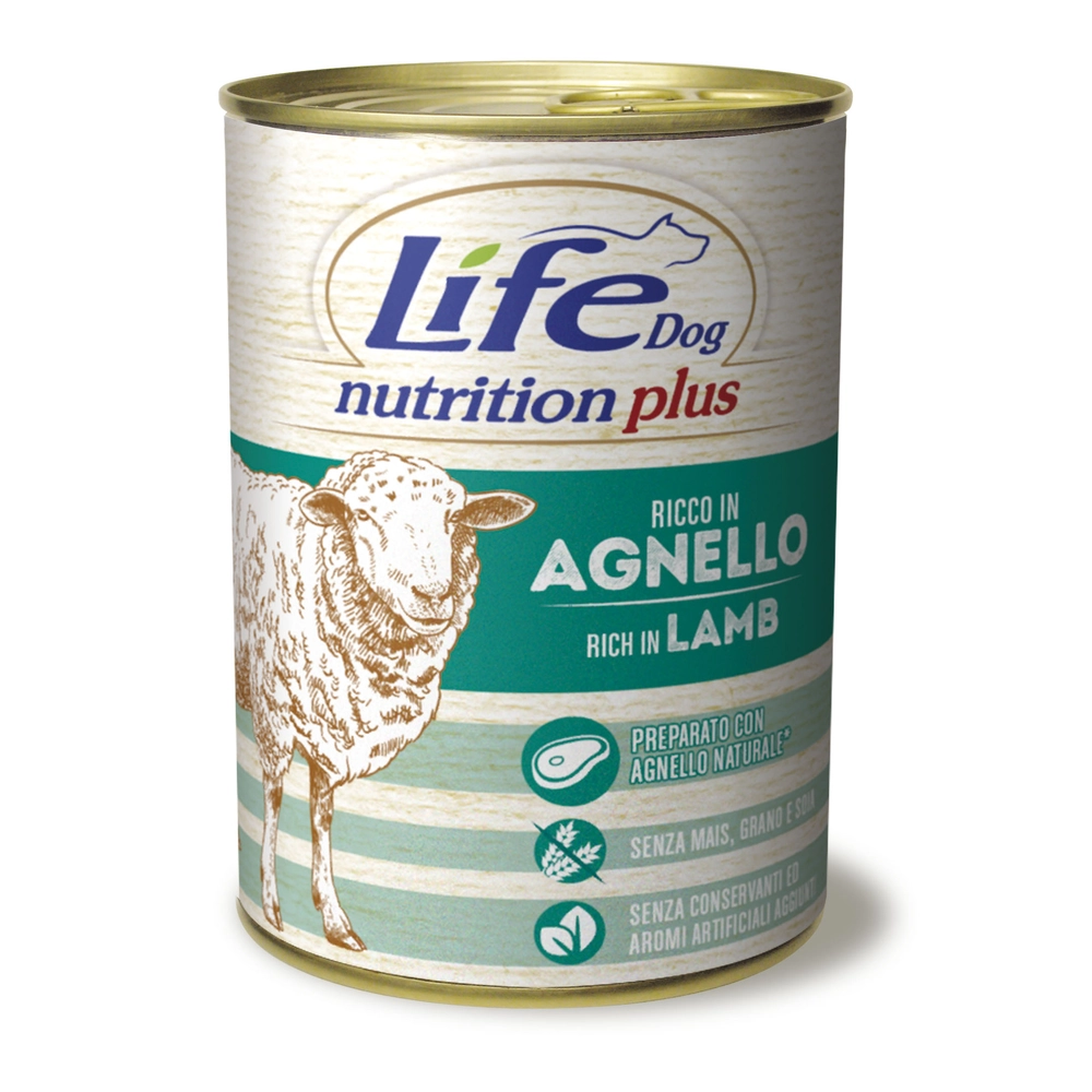 Life Dog Nutrition Plus Ягня з рисом 