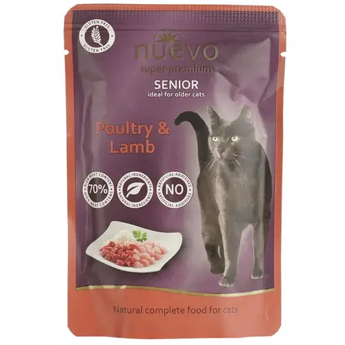 Nuevo Cat Senior Poultry and Lamb with Rice