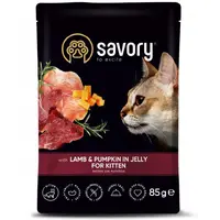 Savory Kitten Pouch Ягня з гарбузом у желе 