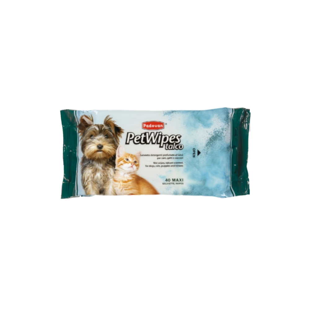 Padovan Pet Wipes Talco 