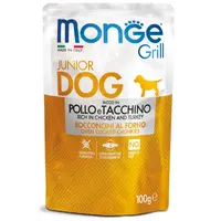 Monge Dog Wet Grill Puppy & Junior з куркою та індичкою 