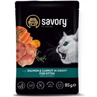 Savory Kitten Pouch Лосось із морквою у соусі