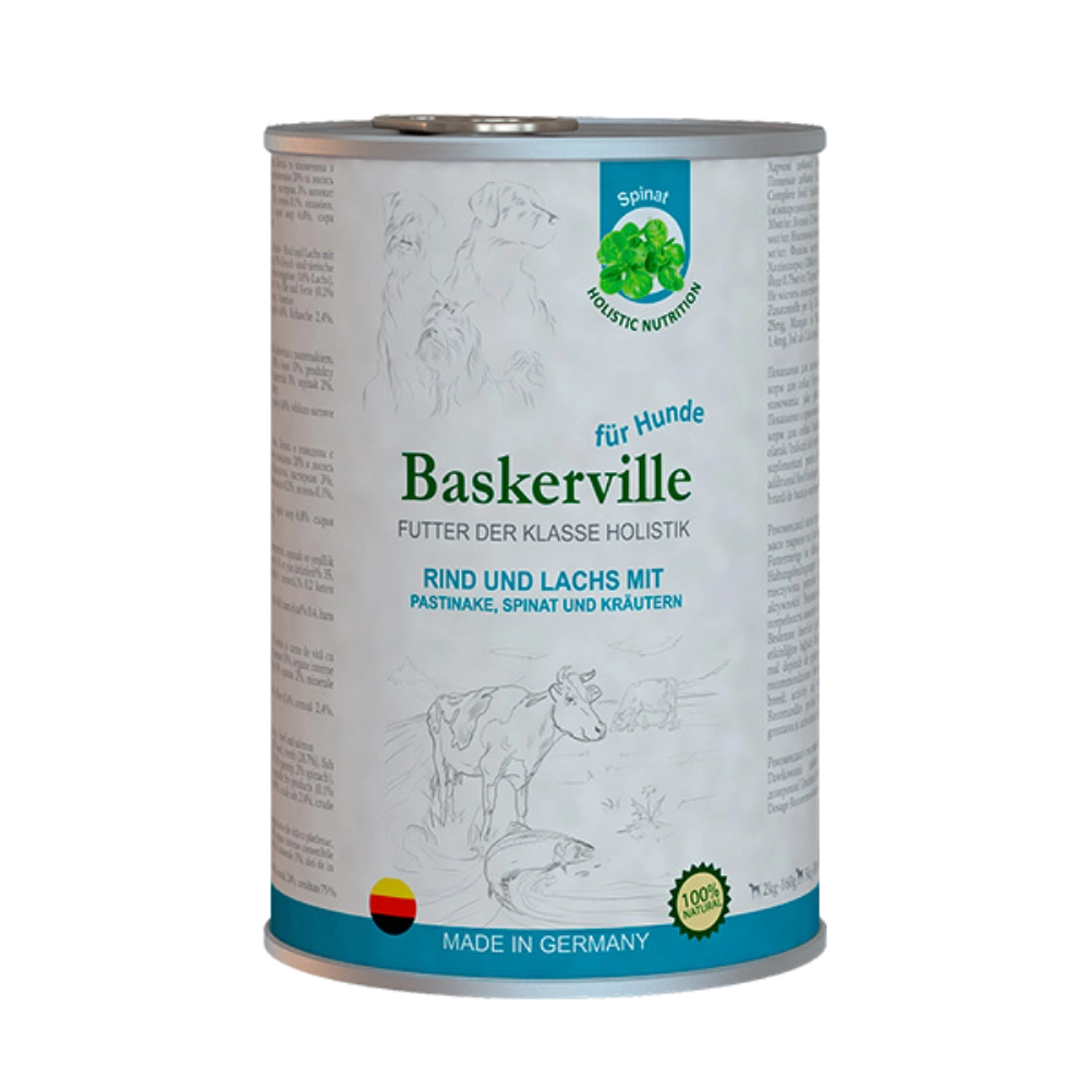 Baskerville Dog Яловичина та лосось 