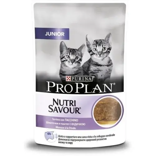 Pro Plan Junior Nutrisavour Мус з індичкою для кошенят