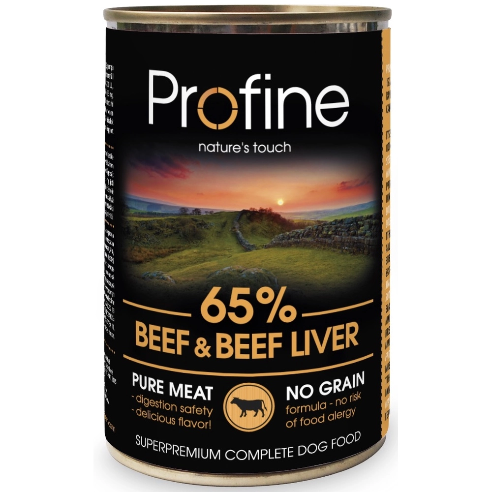 Profine Dog з яловичиною та яловичою печінкою 
