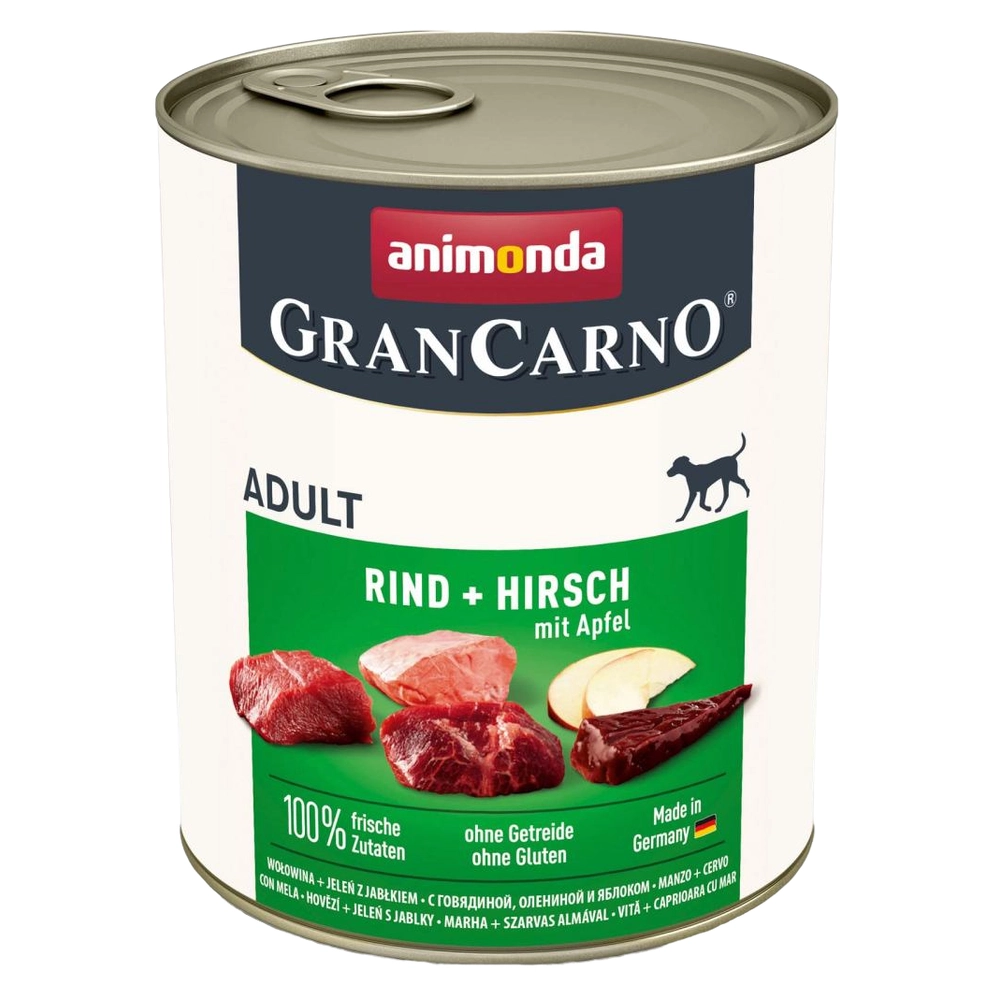 Animonda GranCarno Adult Beef + Deer with Apple  - фото 2