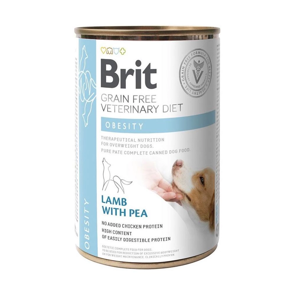 Brit Grain-Free Veterinary Diet Obesity Lamb with Pea 