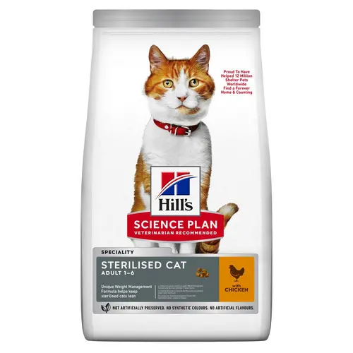 Hills Science Plan Adult Sterilised Cat Chicken