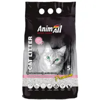 AnimAll Premium Clumping White Bentonite Cat Litter Baby Powder