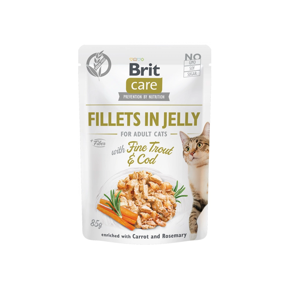 Brit Care Cat Pouch з тріскою та фореллю 
