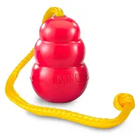 Kong Classic Груша-кормушка с веревкой