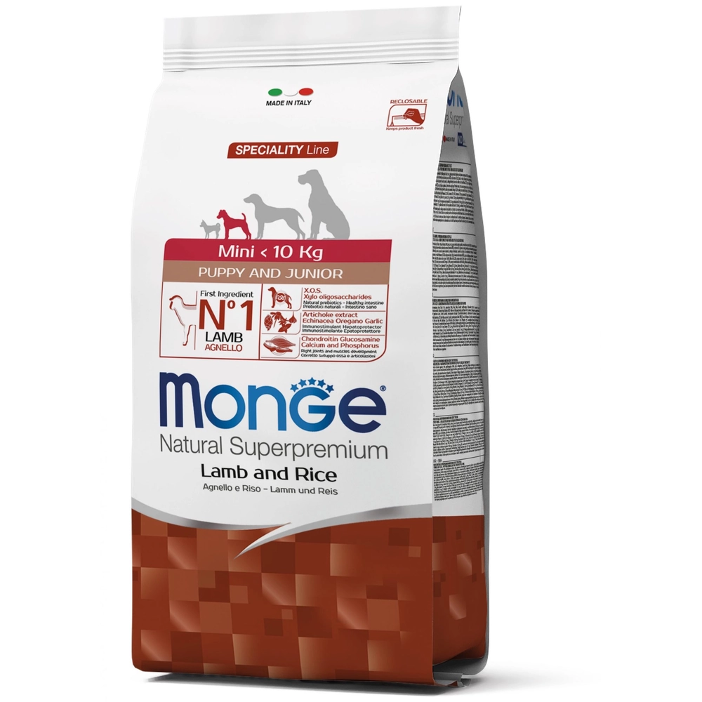 Monge Mini Puppy & Junior Ягня з рисом  - фото 2