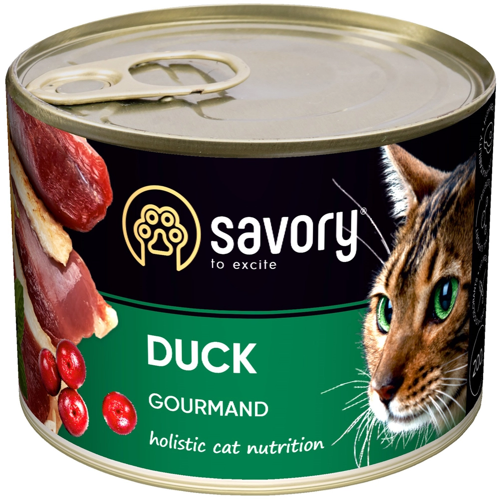 Savory Cat Adult з качкою  - фото 2