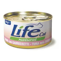 Life Cat Natural Тунець з креветками