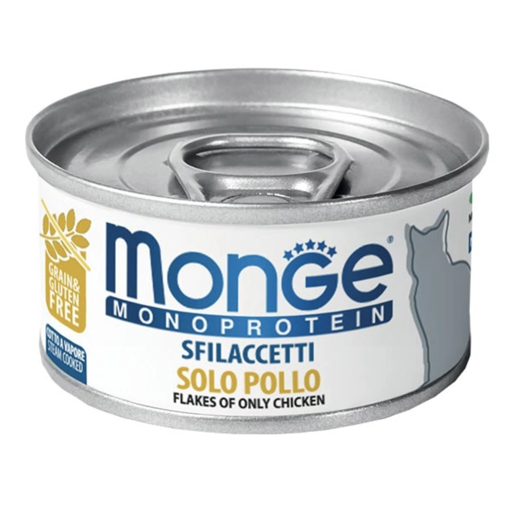 Monge Cat Wet Monoprotein М'ясні пластівці з куркою 