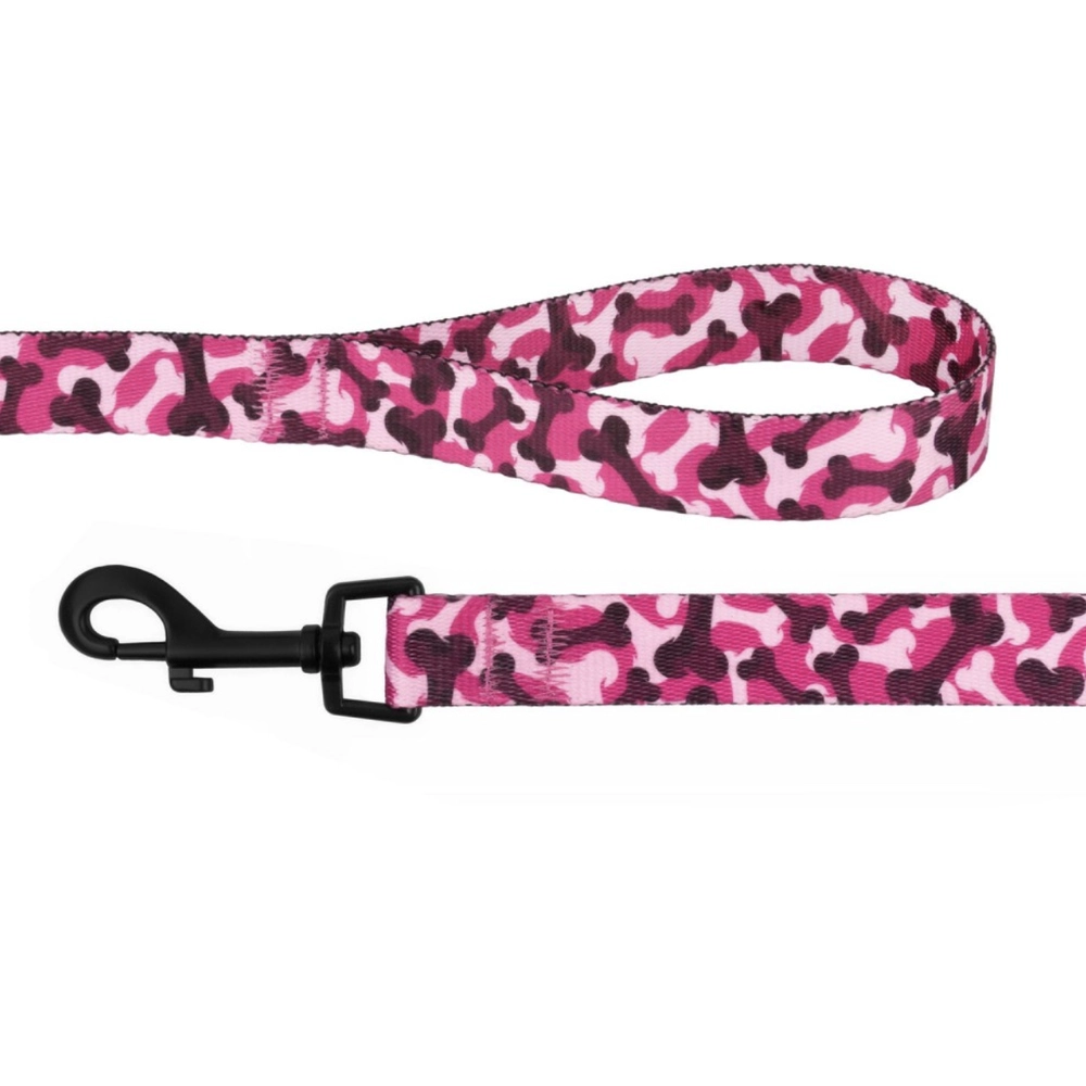 BronzeDog Urban Поводок Косточка для собак Розовый  - фото 2