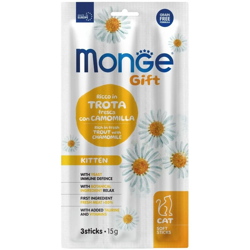 Monge Gift Cat Kitten Форель с ромашкой 