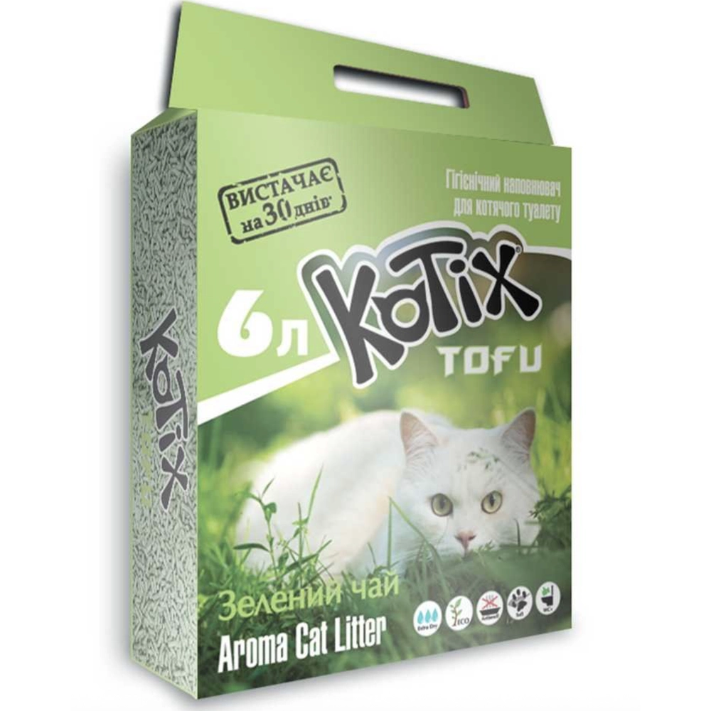 Kotix Tofu Наповнювач із ароматом зеленого чаю 
