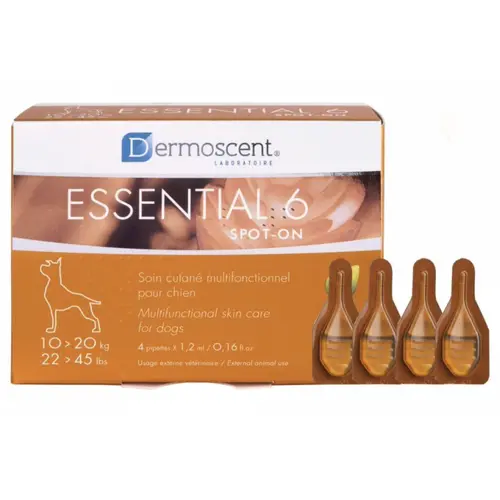 Dermoscent Essential 6 spot-on Краплі для шкіри та вовни 10-20 кг