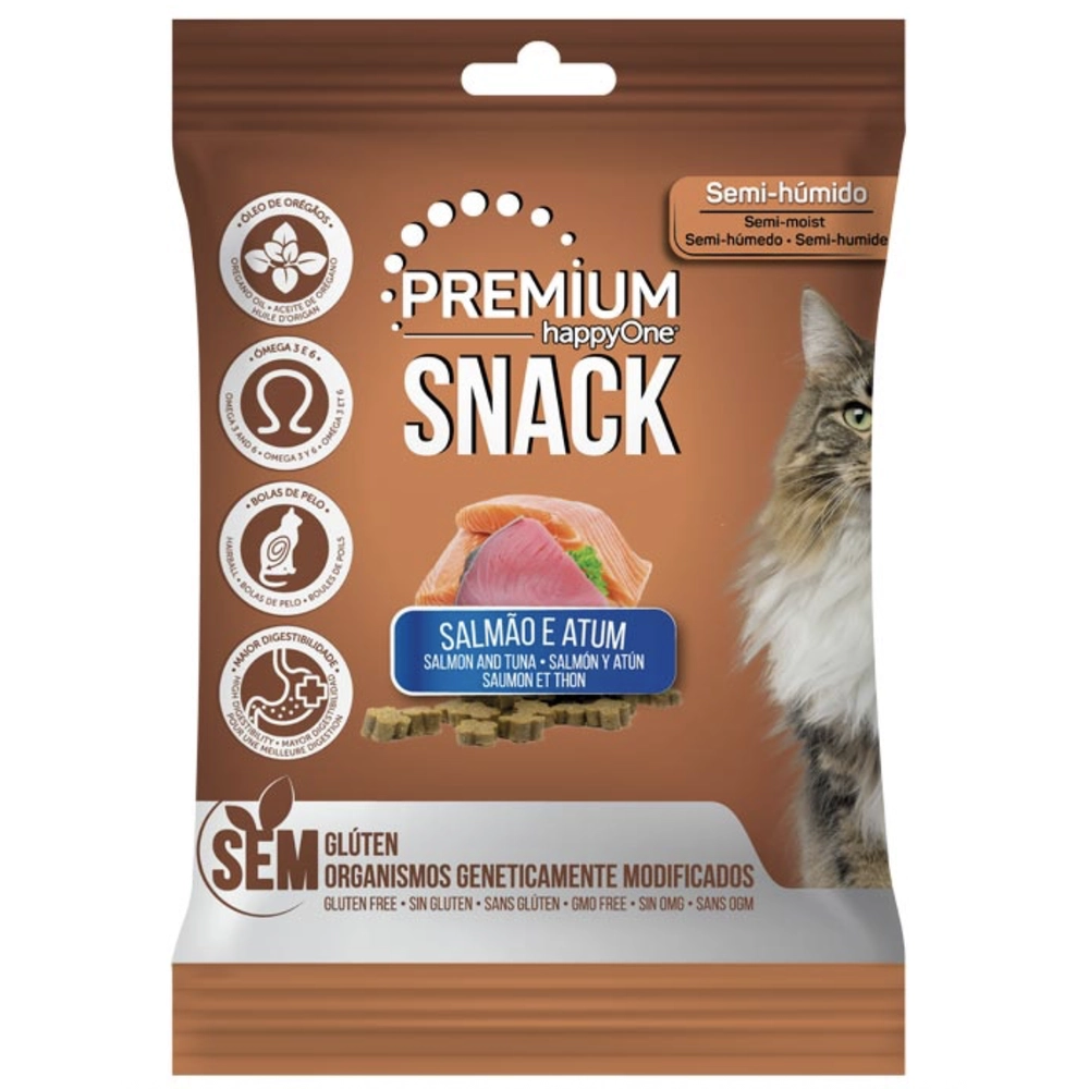 HappyOne Premium Snack Cat Salmon and Tuna 