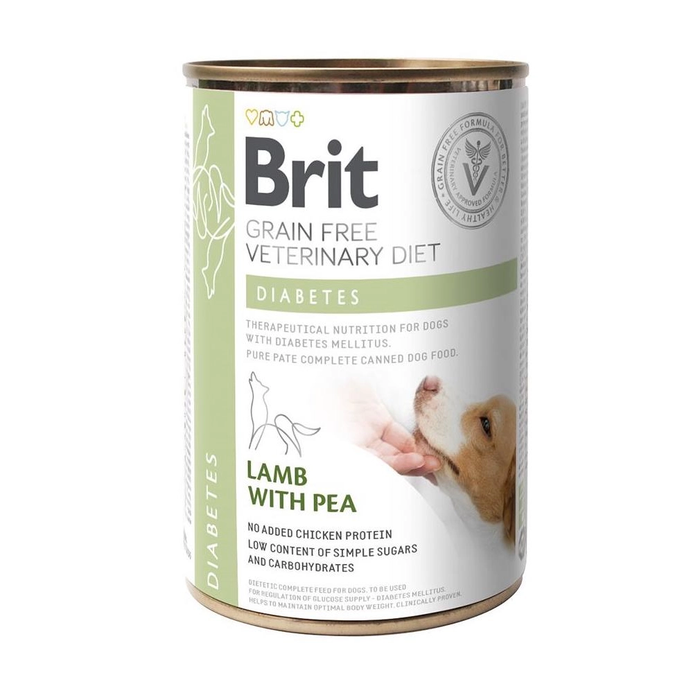 Brit Grain-Free Veterinary Diet Diabetes Lamb with Pea 