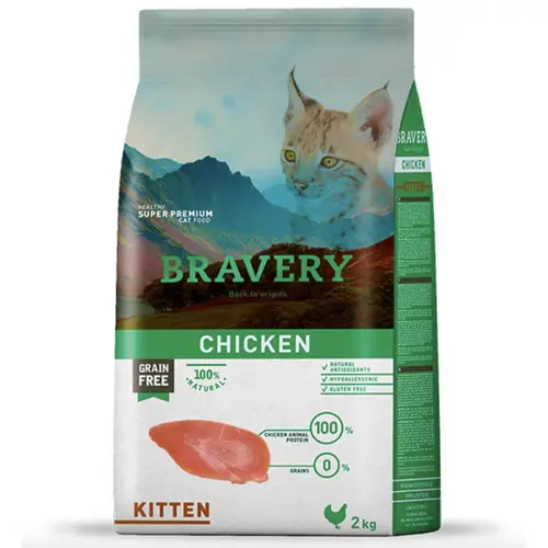 Bravery Kitten Chicken