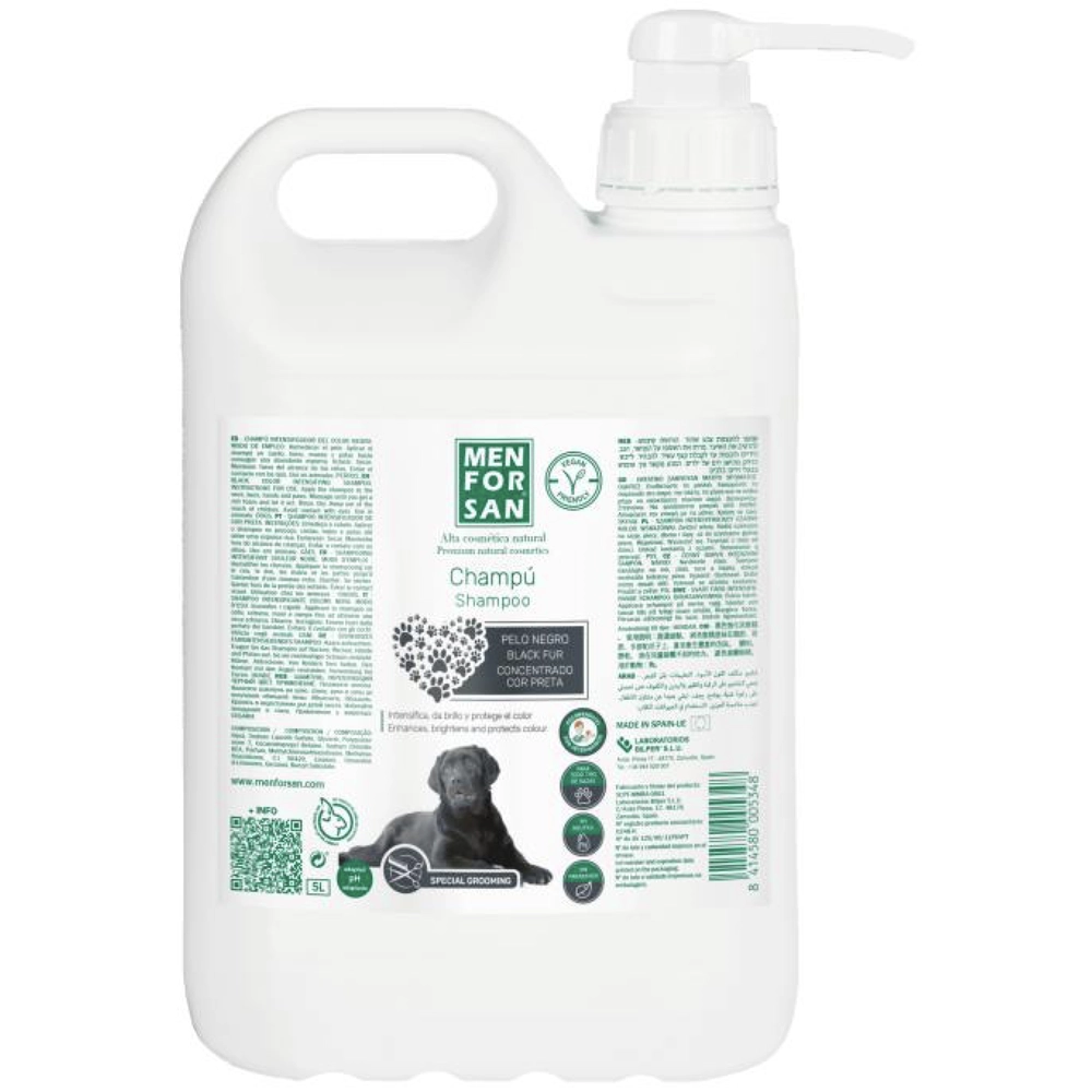Menforsan Black Fur Shampoo  - фото 2