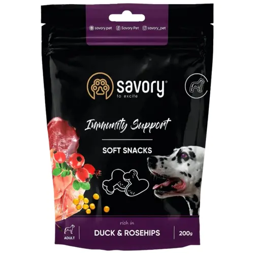 Savory Immunity Support Soft Snacks Качка та шипшина