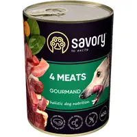 Savory Dog Adult 4 види м'яса  - фото 3