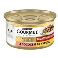 Gourmet Gold Шматочки в підливці з лососем та куркою