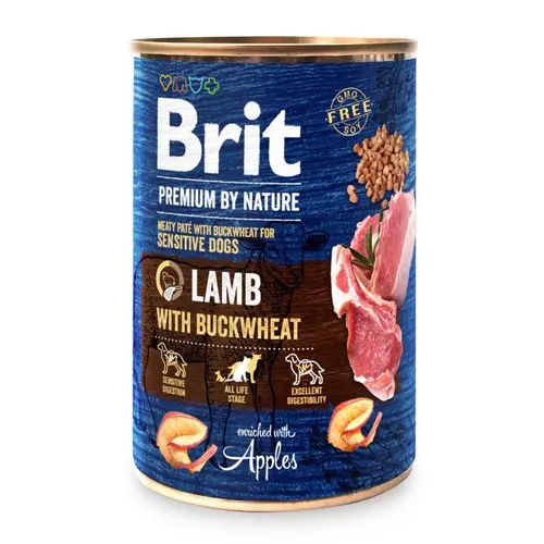 Brit Premium by Nature Ягненок с гречкой