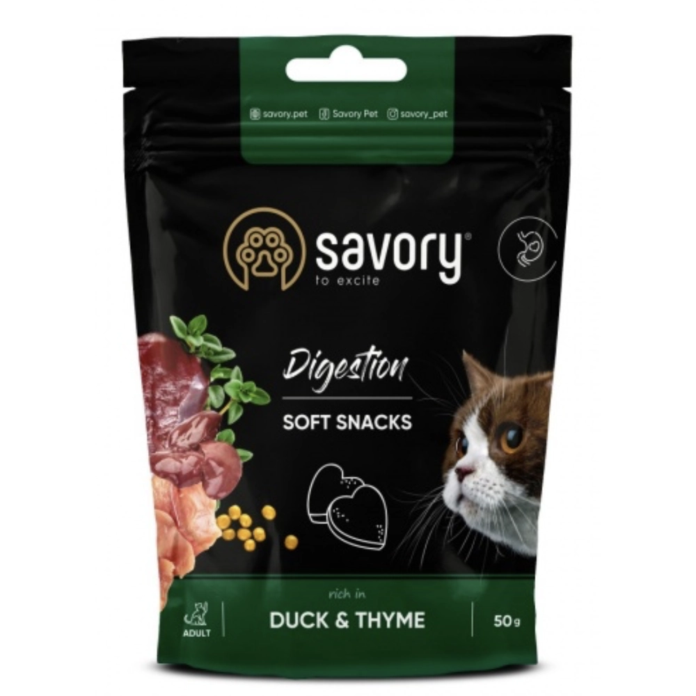 Savory Cat Digestion Soft Snack 