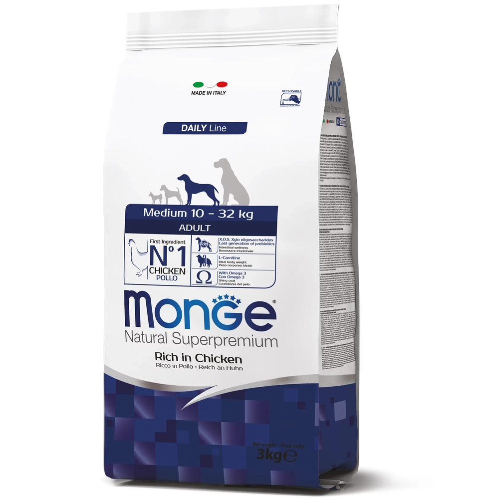 Monge Medium Adult Курка з рисом 