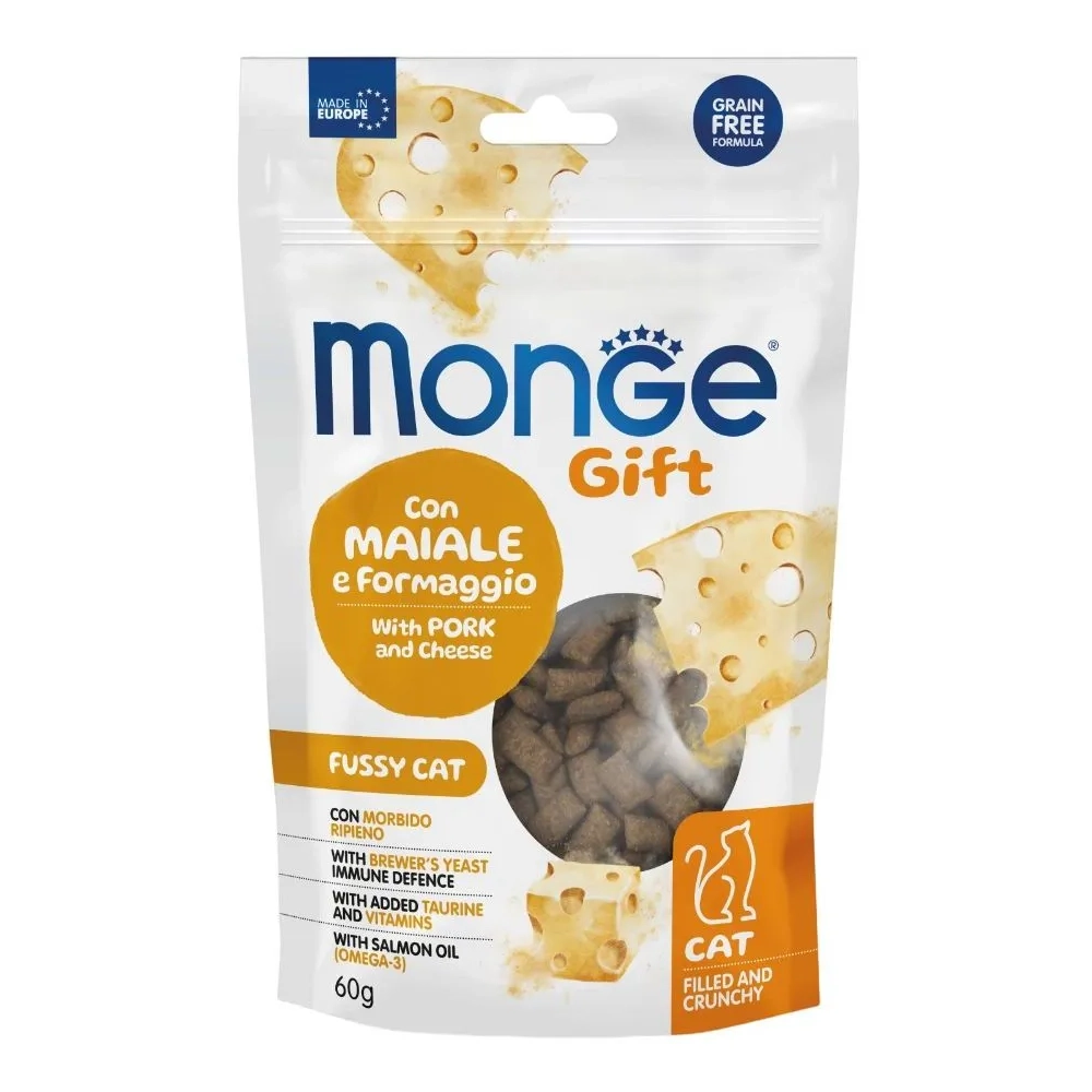 Monge Gift Fussy Cat Свинина і сир 