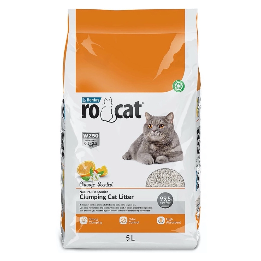 RoCat Orange Scented Clumping Cat Litter 