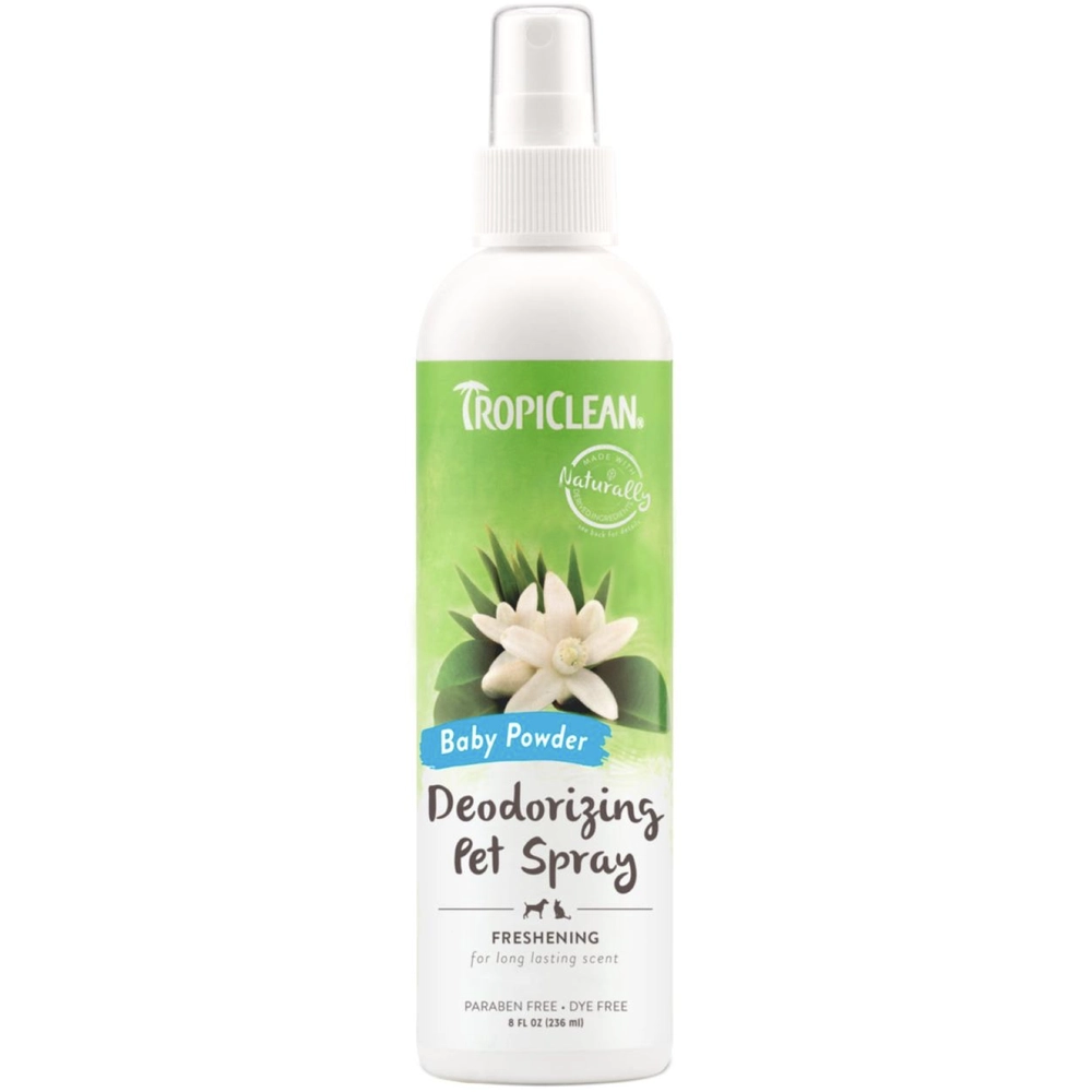 Tropiclean Baby Powder Deodorizing Pet Spray 
