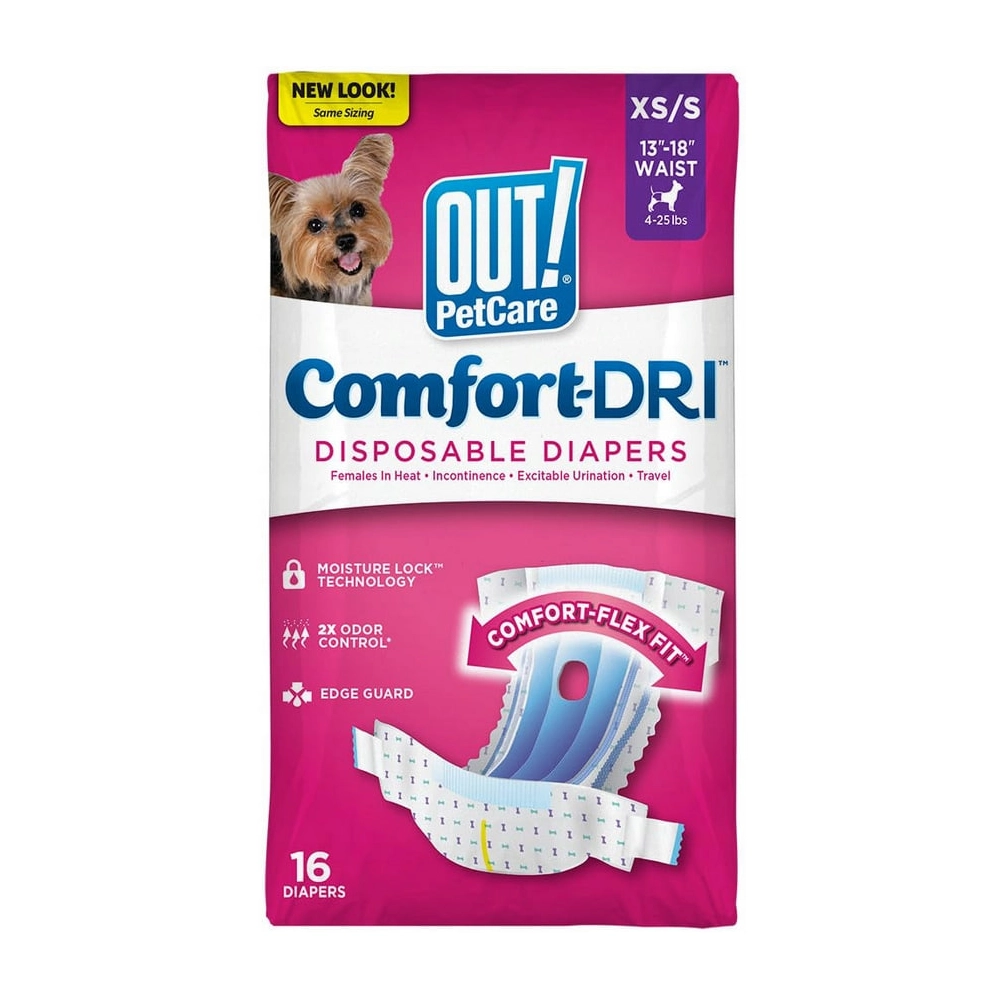 OUT! Pet Care Disposable Female Dog Diapers 