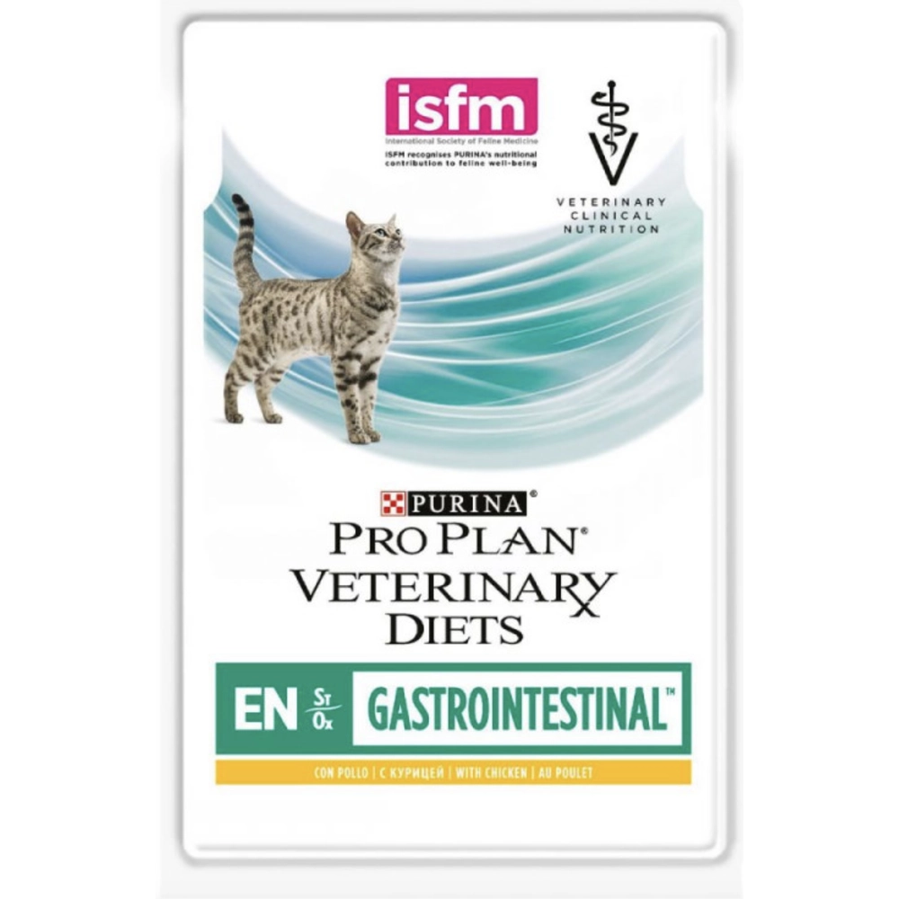 Pro Plan Veterinary Diets EN Хвороби ШКТ шматочки у підливі з куркою 